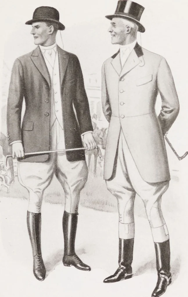 An illustration from Minister's report of fashion for gentlemen (Autumn & Winter, 1928-29), 1928, leaf 7