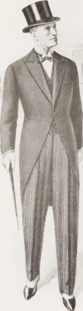 An illustration from Minister's report of fashion for gentlemen (Autumn & Winter, 1928-29), 1928, leaf 8