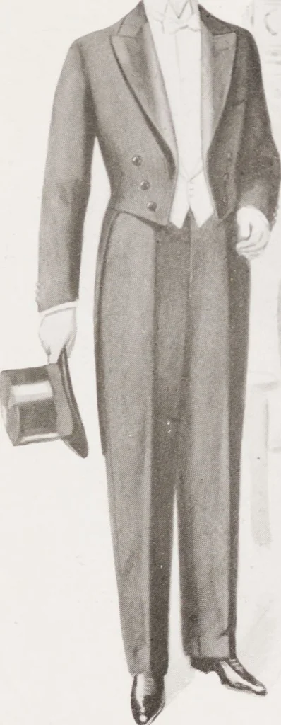 An illustration from Minister's report of fashion for gentlemen (Autumn & Winter, 1928-29), 1928, leaf 9