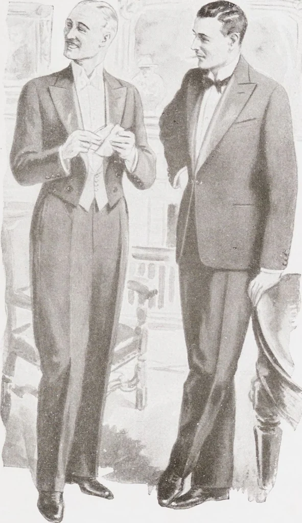 An illustration from Minister's report of fashion for gentlemen (Autumn & Winter, 1929-30), 1929, leaf 11