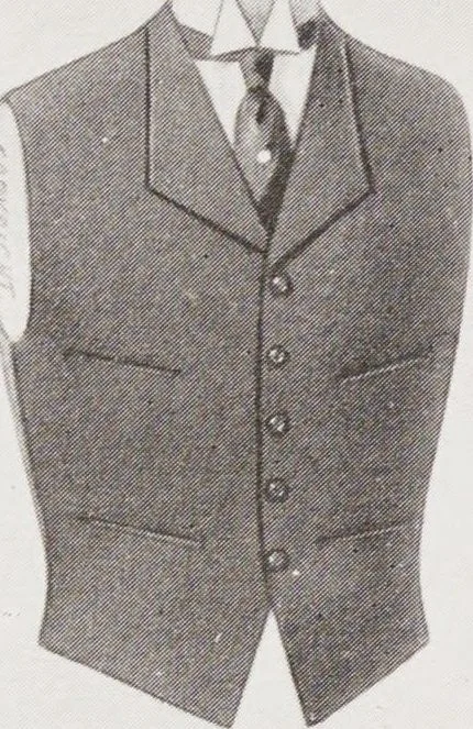An illustration from Minister's report of fashion for gentlemen (Autumn & Winter, 1929-30), 1929, leaf 16