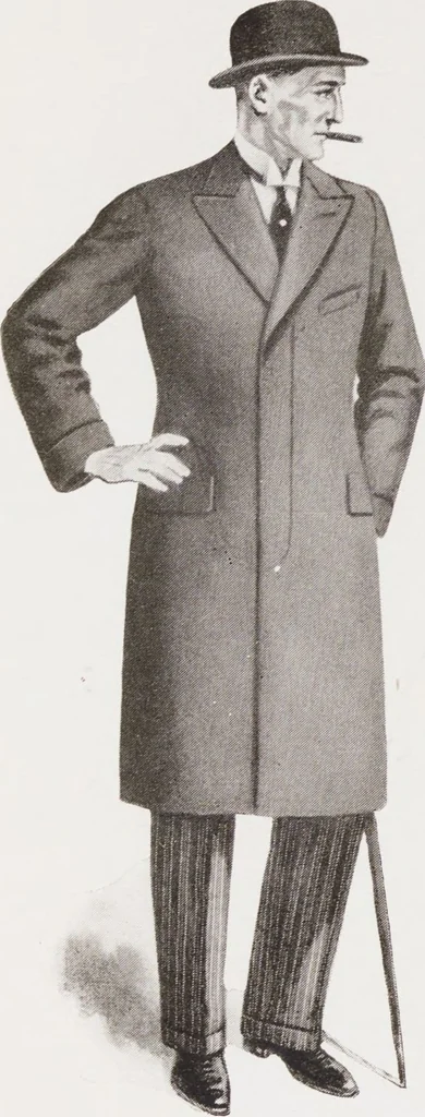 An illustration from Minister's report of fashion for gentlemen (Autumn & Winter, 1929-30), 1929, leaf 6