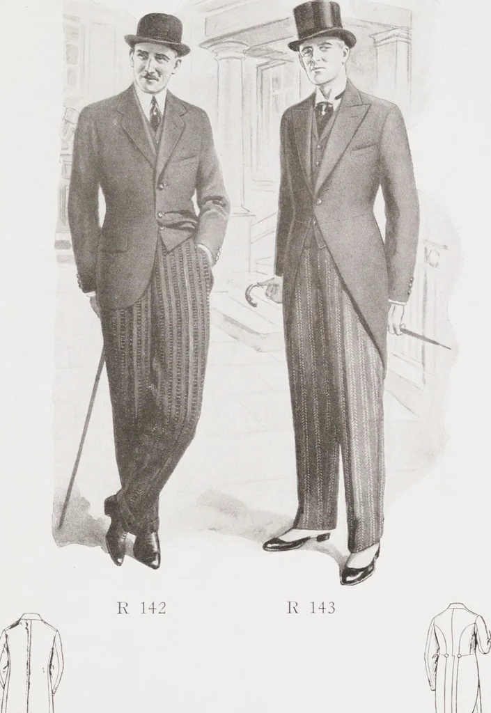 An illustration from Minister's report of fashion for gentlemen (Autumn & Winter, 1929-30), 1929, leaf 9