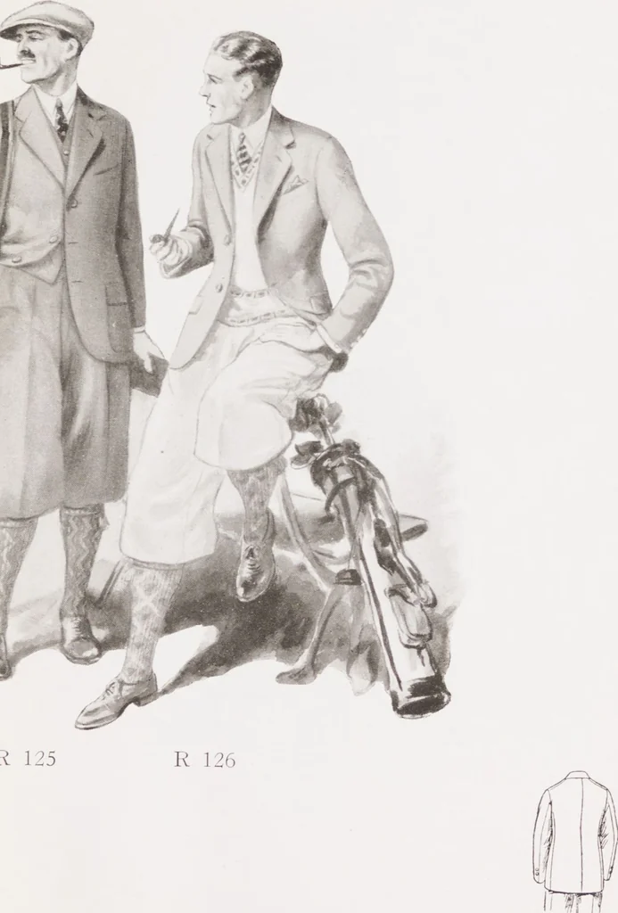 An illustration from Minister's report of fashion for gentlemen (Spring & Summer, 1929), 1929, leaf 11