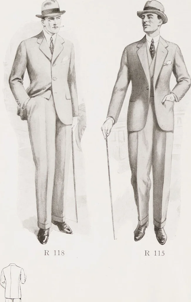 An illustration from Minister's report of fashion for gentlemen (Spring & Summer, 1929), 1929, leaf 4