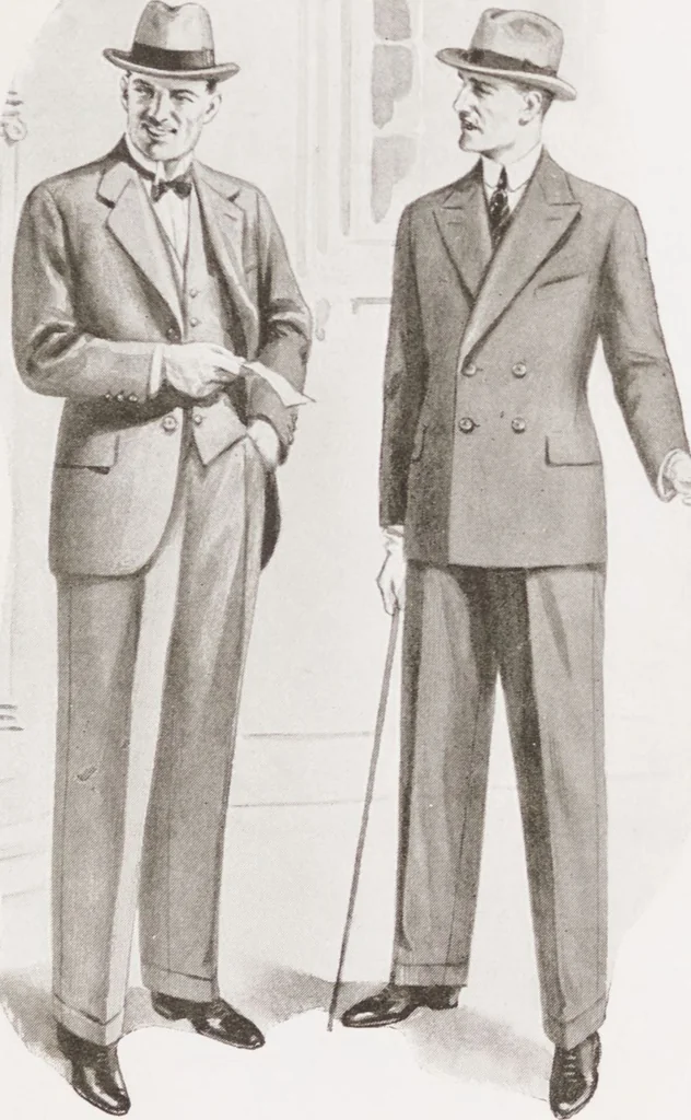 An illustration from Minister's report of fashion for gentlemen (Spring & Summer, 1929), 1929, leaf 5