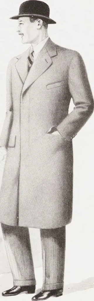 An illustration from Minister's report of fashion for gentlemen (Autumn & Winter, 1930-31), 1930, leaf 11