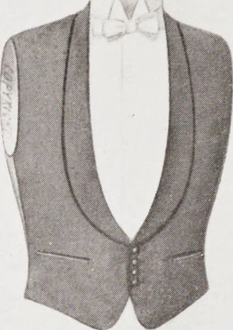 An illustration from Minister's report of fashion for gentlemen (Autumn & Winter, 1930-31), 1930, leaf 16