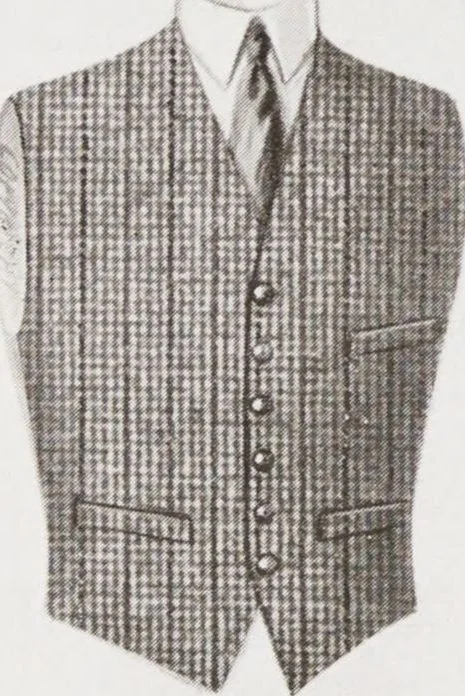 An illustration from Minister's report of fashion for gentlemen (Autumn & Winter, 1930-31), 1930, leaf 16