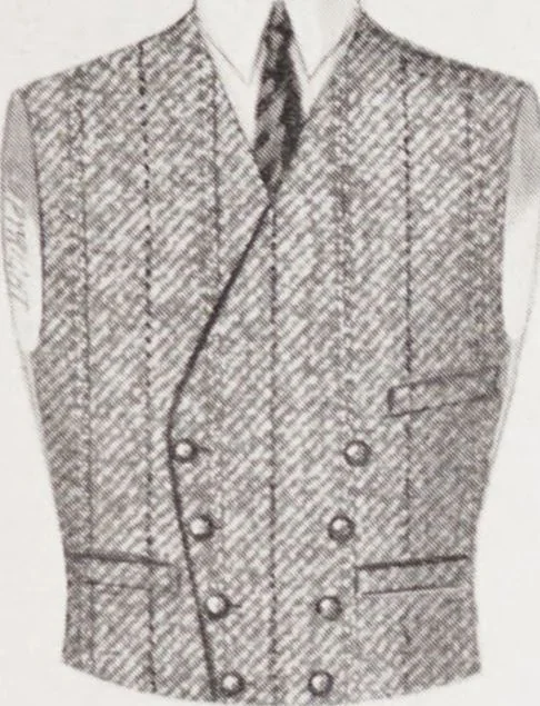 An illustration from Minister's report of fashion for gentlemen (Autumn & Winter, 1930-31), 1930, leaf 17