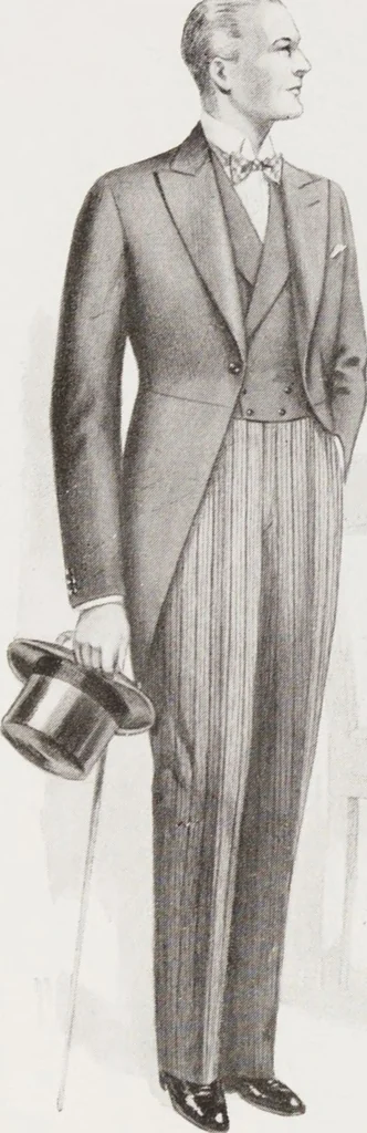 An illustration from Minister's report of fashion for gentlemen (Autumn & Winter, 1930-31), 1930, leaf 6