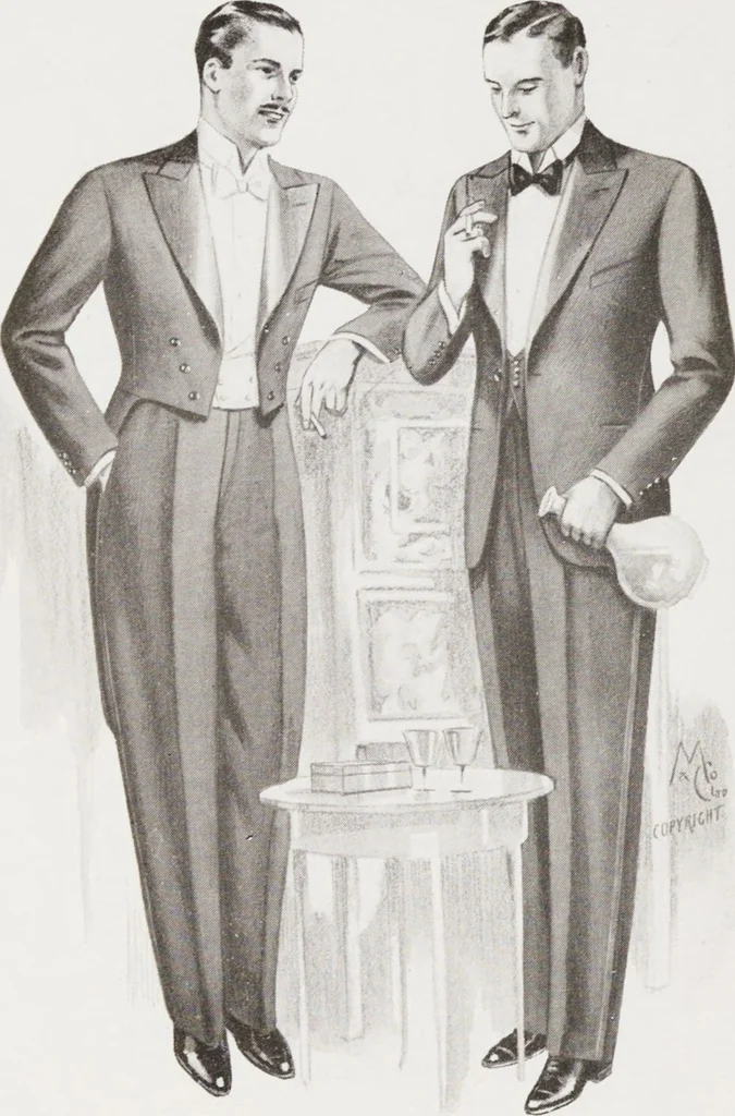 An illustration from Minister's report of fashion for gentlemen (Autumn & Winter, 1930-31), 1930, leaf 8