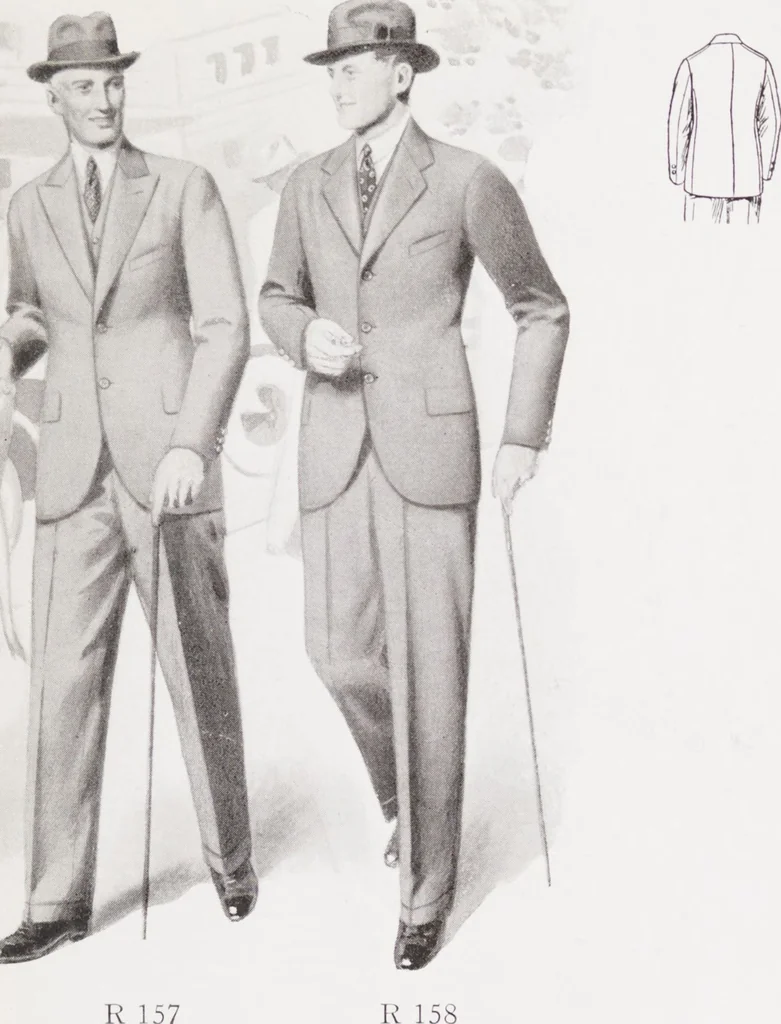 An illustration from Minister's report of fashion for gentlemen (Spring & Summer, 1930), 1930, leaf 11