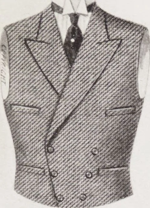 An illustration from Minister's report of fashion for gentlemen (Spring & Summer, 1930), 1930, leaf 17