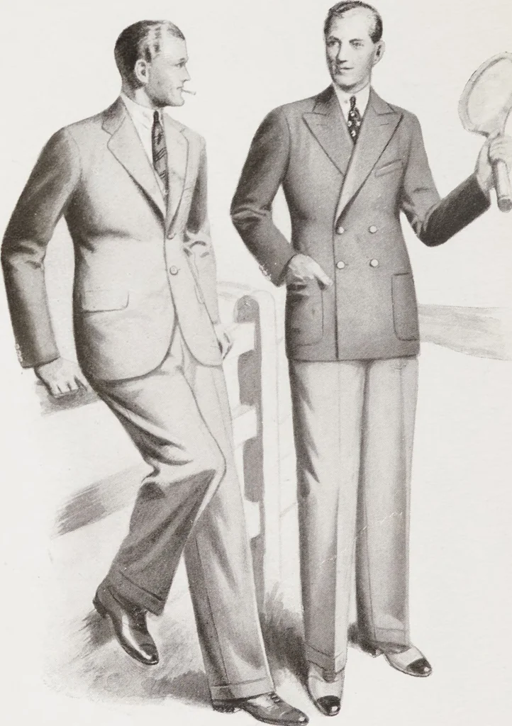 An illustration from Minister's report of fashion for gentlemen (Spring & Summer, 1930), 1930, leaf 4