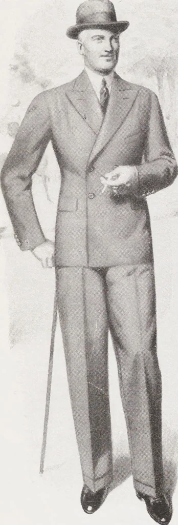 An illustration from Minister's report of fashion for gentlemen (Spring & Summer, 1930), 1930, leaf 5