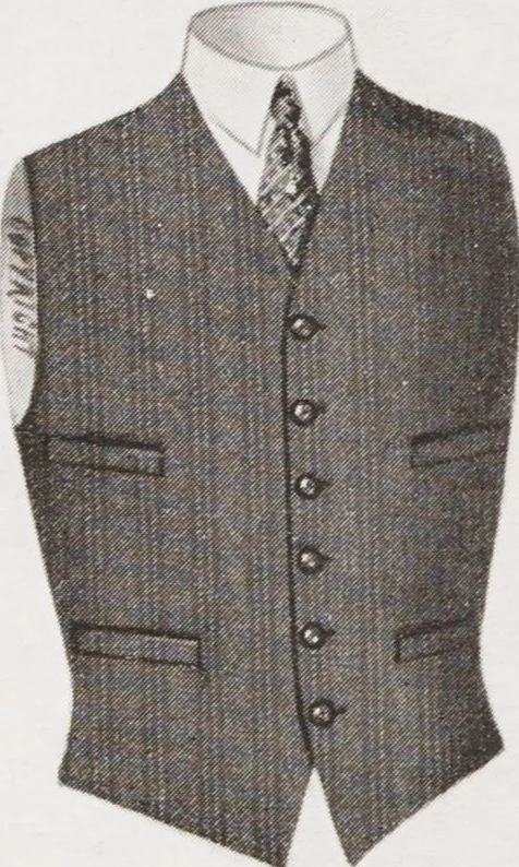An illustration from Minister's report of fashion for gentlemen (Autumn & Winter, 1931-32), 1931, leaf 16