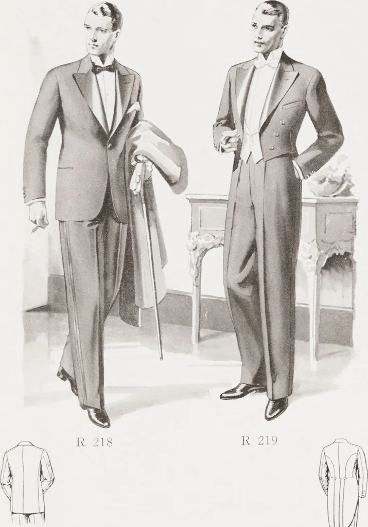 An illustration from Minister's report of fashion for gentlemen (Autumn & Winter, 1931-32), 1931, leaf 5