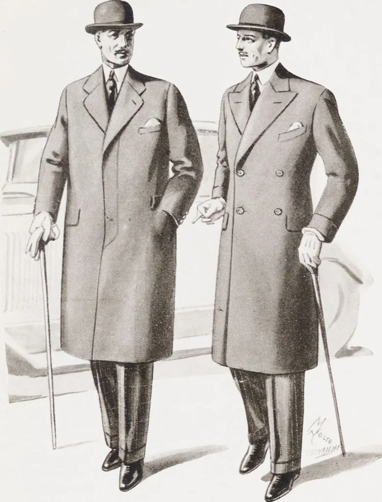 An illustration from Minister's report of fashion for gentlemen (Autumn & Winter, 1931-32), 1931, leaf 9