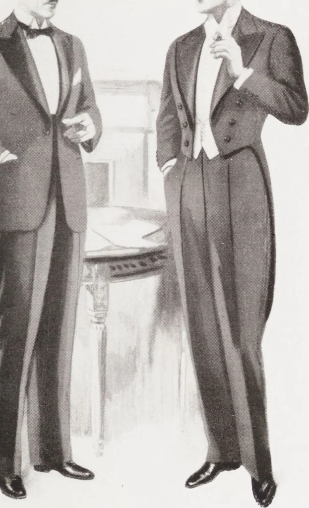 An illustration from Minister's report of fashion for gentlemen (Autumn & Winter, 1932-33), 1932, leaf 11