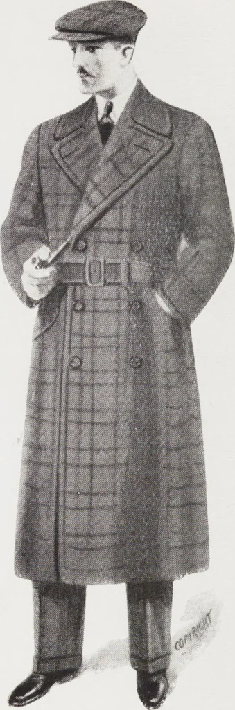 An illustration from Minister's report of fashion for gentlemen (Autumn & Winter, 1932-33), 1932, leaf 12