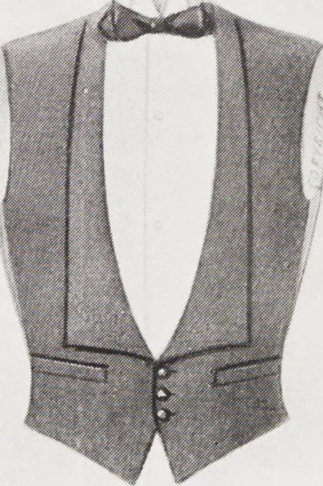 An illustration from Minister's report of fashion for gentlemen (Autumn & Winter, 1932-33), 1932, leaf 16