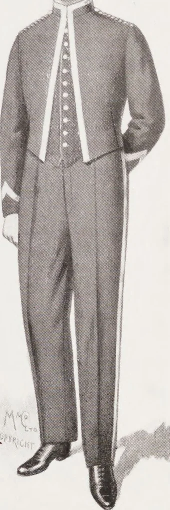 An illustration from Minister's report of fashion for gentlemen (Autumn & Winter, 1932-33), 1932, leaf 3