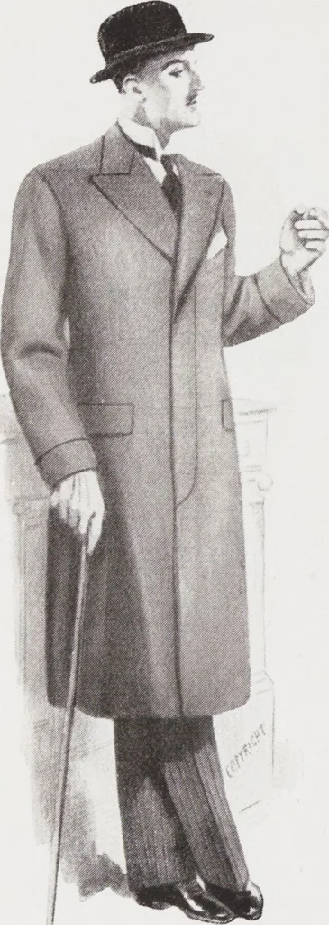 An illustration from Minister's report of fashion for gentlemen (Autumn & Winter, 1932-33), 1932, leaf 8