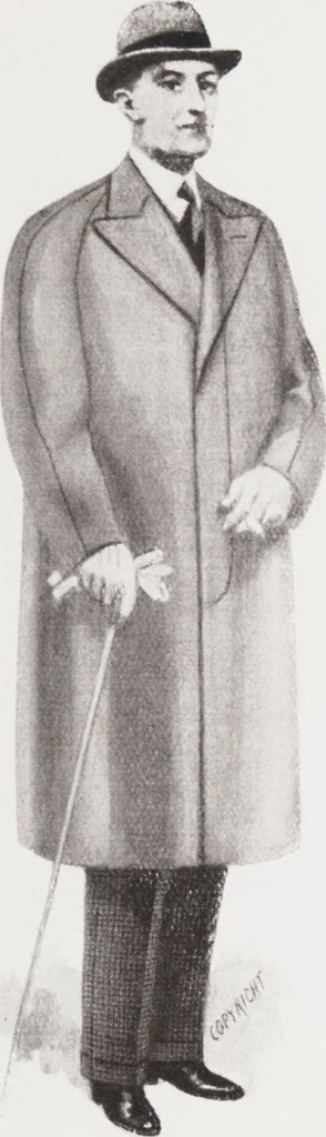 An illustration from Minister's report of fashion for gentlemen (Autumn & Winter, 1932-33), 1932, leaf 9