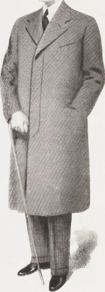 An illustration from Minister's report of fashion for gentlemen (Autumn & Winter, 1932-33), 1932, leaf 9