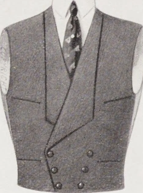 An illustration from Minister's report of fashion for gentlemen (Spring & Summer, 1932), 1932, leaf 16
