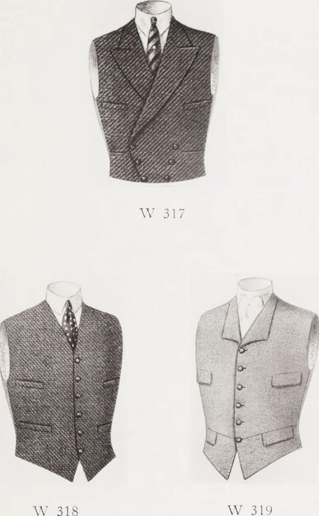 An illustration from Minister's report of fashion for gentlemen (Spring & Summer, 1932), 1932, leaf 17