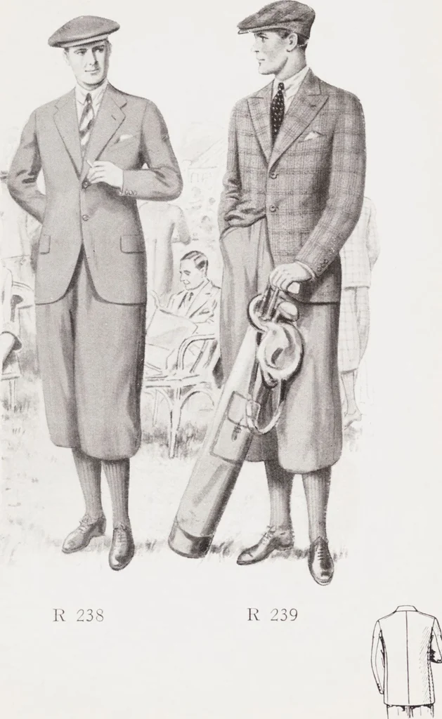 An illustration from Minister's report of fashion for gentlemen (Spring & Summer, 1932), 1932, leaf 5