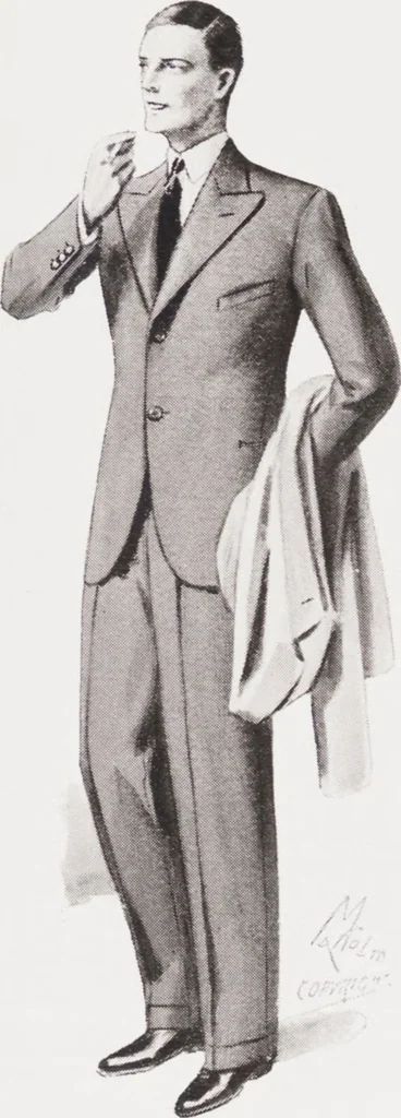 An illustration from Minister's report of fashion for gentlemen (Spring & Summer, 1932), 1932, leaf 7