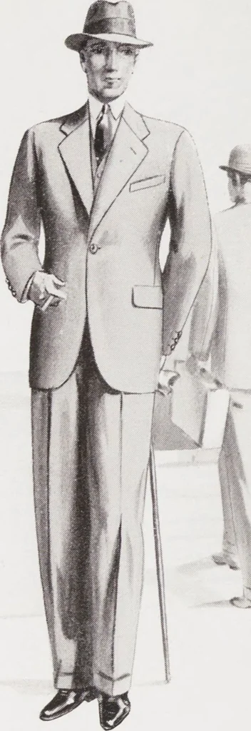 An illustration from Minister's report of fashion for gentlemen (Spring & Summer, 1932), 1932, leaf 8