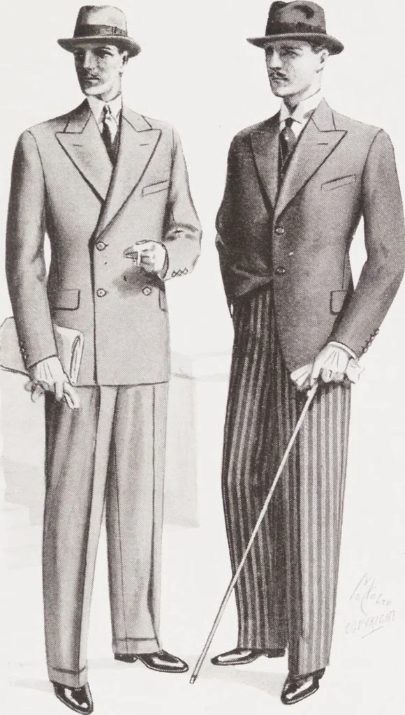 An illustration from Minister's report of fashion for gentlemen (Spring & Summer, 1932), 1932, leaf 9
