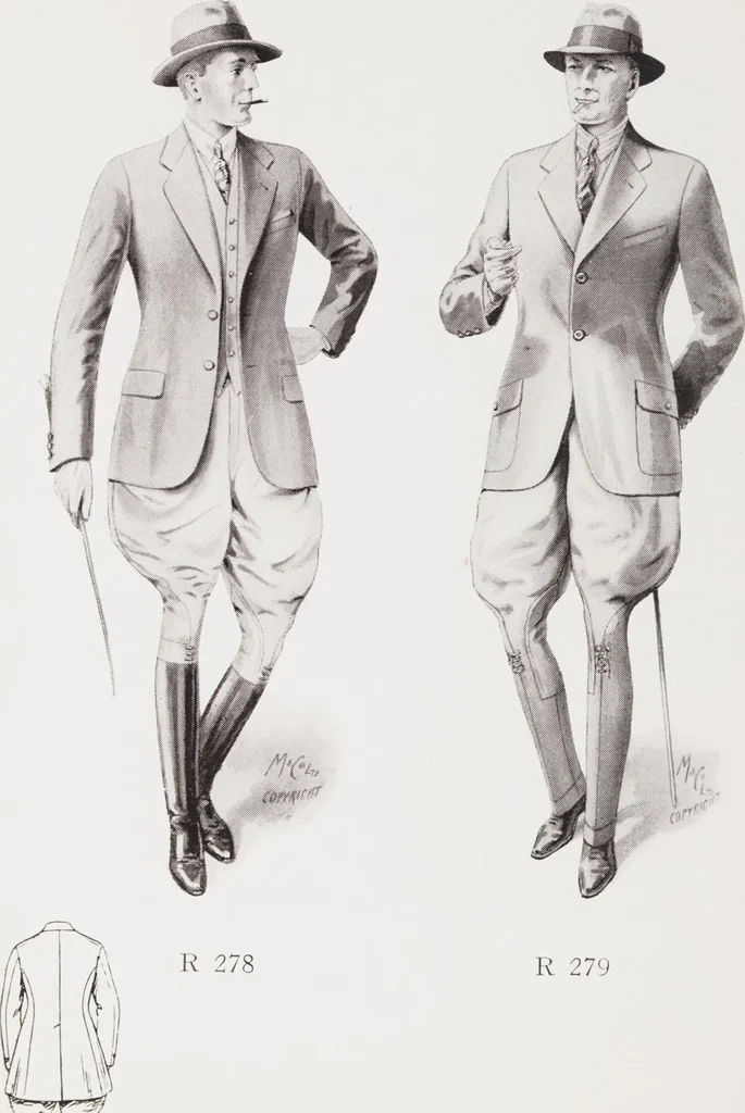 An illustration from Minister's report of fashion for gentlemen (Spring & Summer, 1933), 1933, leaf 4