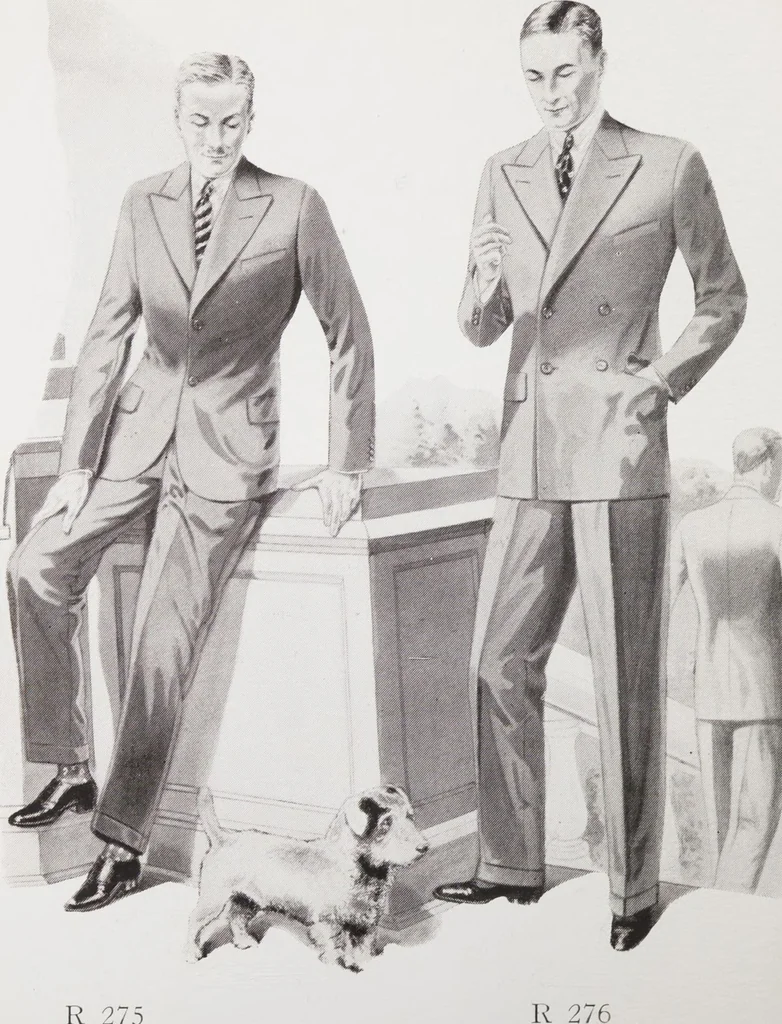 An illustration from Minister's report of fashion for gentlemen (Spring & Summer, 1933), 1933, leaf 8