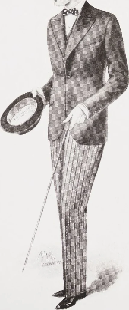 An illustration from Minister's report of fashion for gentlemen (Spring & Summer, 1933), 1933, leaf 9