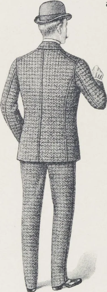 An illustration from W. J. Mahon's catalogs for men's fashions (Fall & Winter, 1901-02), 1901, leaf 12