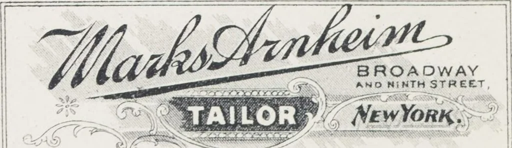 An illustration from W. J. Mahon's catalogs for men's fashions (Fall & Winter, 1901-02), 1901, leaf 2