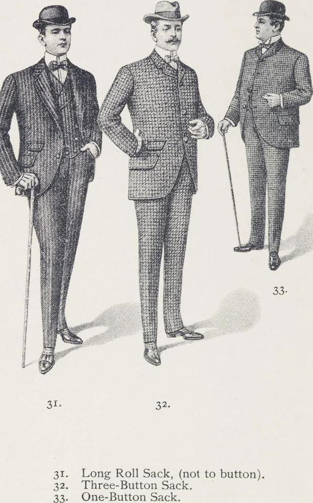 An illustration from W. J. Mahon's catalogs for men's fashions (Fall & Winter, 1901-02), 1901, leaf 4