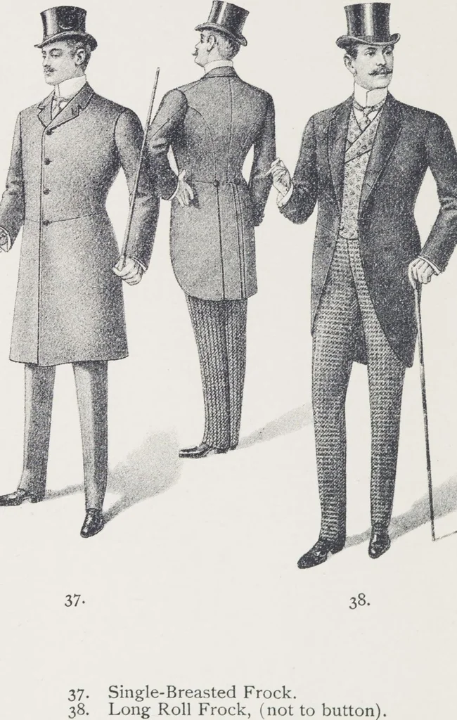 An illustration from W. J. Mahon's catalogs for men's fashions (Fall & Winter, 1901-02), 1901, leaf 6