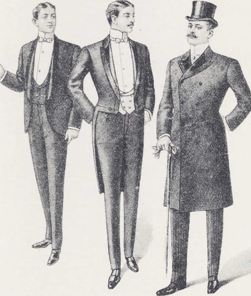 An illustration from W. J. Mahon's catalogs for men's fashions (Fall & Winter, 1901-02), 1901, leaf 7