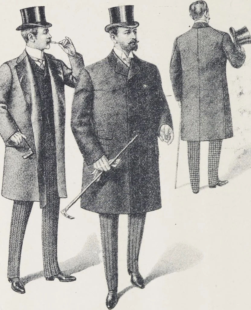 An illustration from W. J. Mahon's catalogs for men's fashions (Fall & Winter, 1901-02), 1901, leaf 8