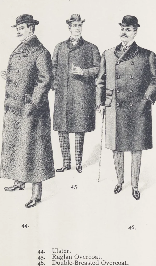 An illustration from W. J. Mahon's catalogs for men's fashions (Fall & Winter, 1901-02), 1901, leaf 9