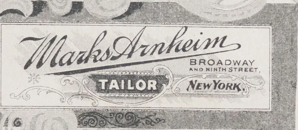 An illustration from W. J. Mahon's catalogs for men's fashions (Spring & Summer, 1901), 1901, leaf 1