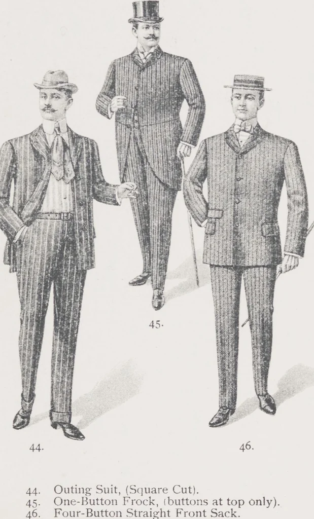 An illustration from W. J. Mahon's catalogs for men's fashions (Spring & Summer, 1901), 1901, leaf 11