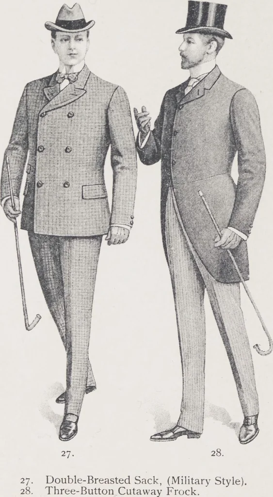 An illustration from W. J. Mahon's catalogs for men's fashions (Spring & Summer, 1901), 1901, leaf 4