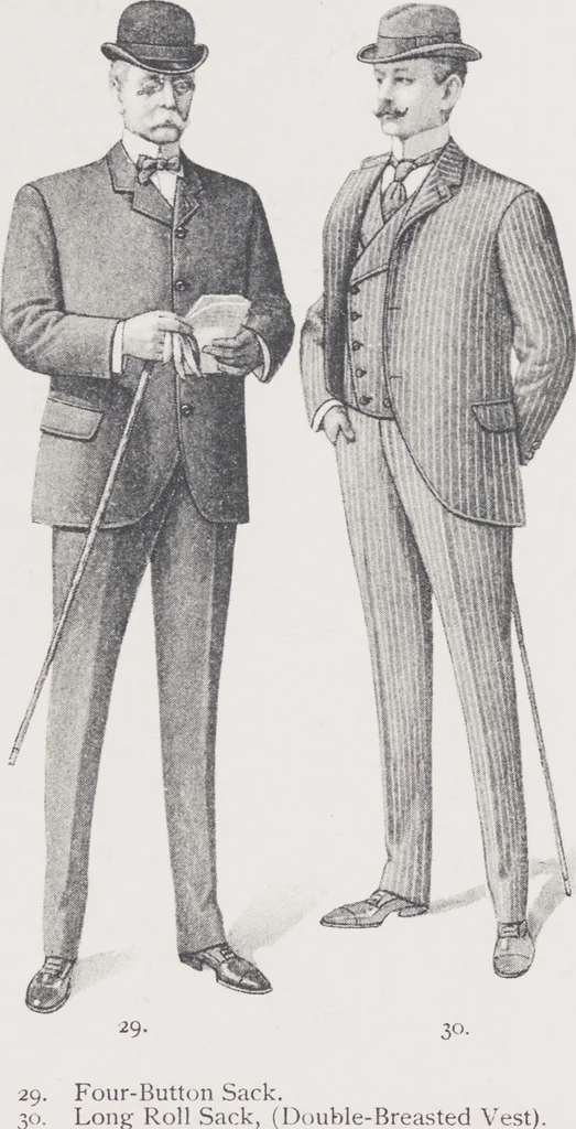An illustration from W. J. Mahon's catalogs for men's fashions (Spring & Summer, 1901), 1901, leaf 5